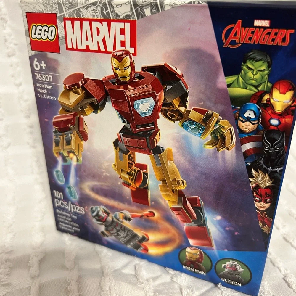 Iron Man Lego Marvel Mech vs Ultron NWT‎